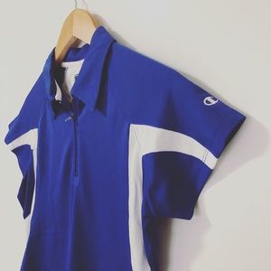 💙Champion Double Dry Royal & White Top💙